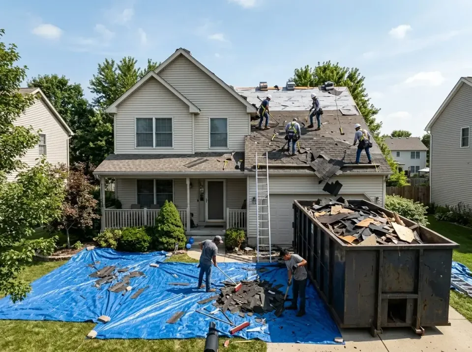 roof-replacement-debris-remova-004 — frequently asked questions, Cheapest Dumpster Rentals in South Bay, FL